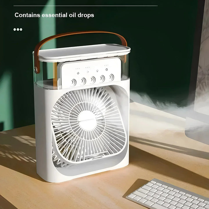 PortaBowlifte 3-in-1 AirCooler with Fan, Air Conditioner and Air Humidifier - Energy Efficient, 7-color LED lighting | Bowlift