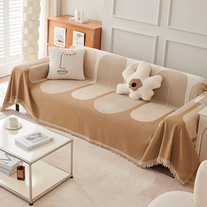 BowLift | ScandiLoom Tassel Blanket | Four Seasons | Sofa & Scratch Protection | Blanket & Rug in One Description: