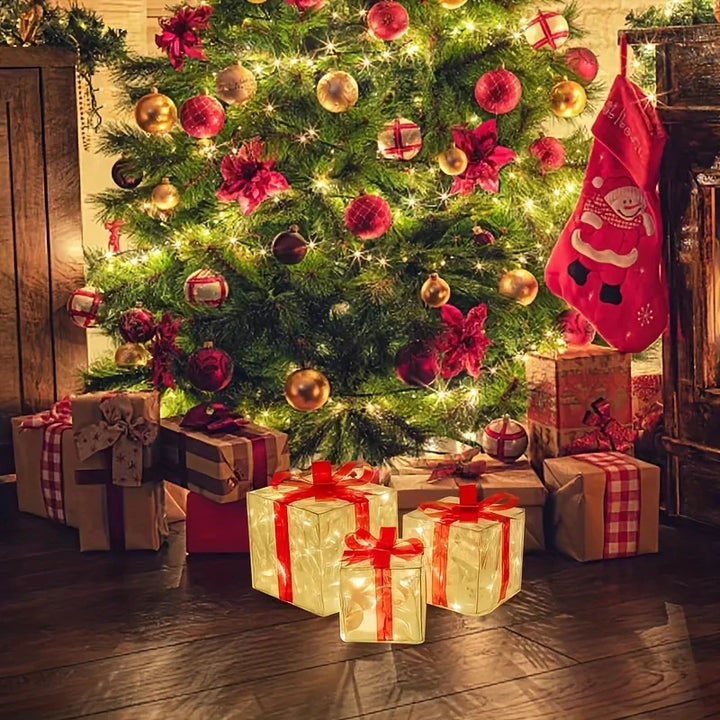 BowLift | Indoor Light-Up Presents (Set of 3)