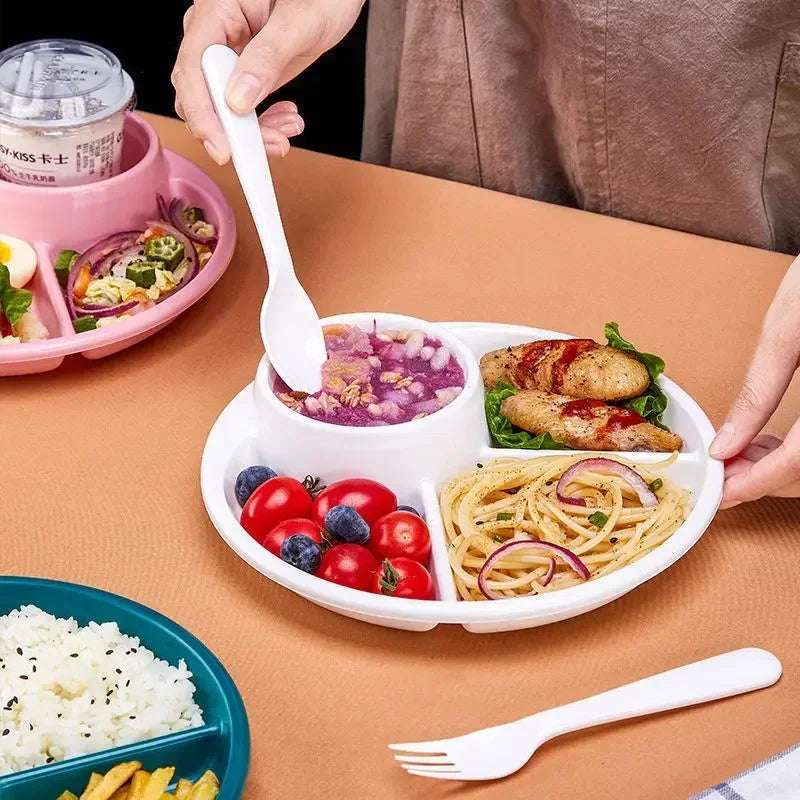 BowLift | Portion Control Plate Divided Meal Planner Plate