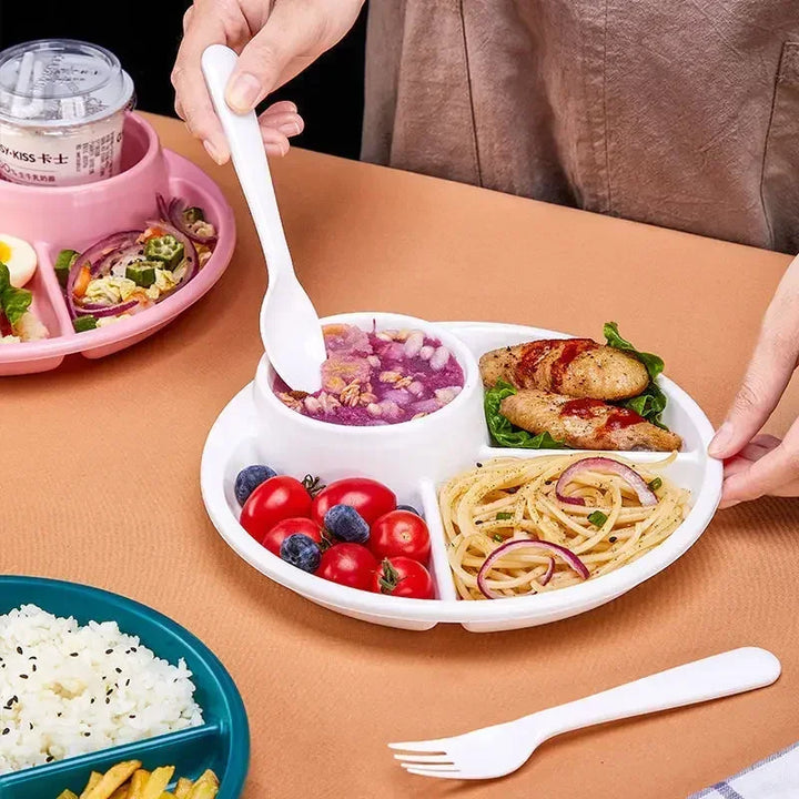 BowLift | Portion Control Plate Divided Meal Planner Plate