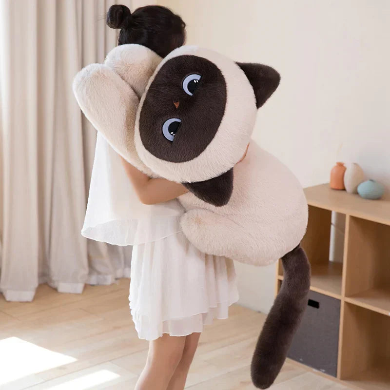 BowLift | Momo the Long Kawaii Siamese Cat Plush