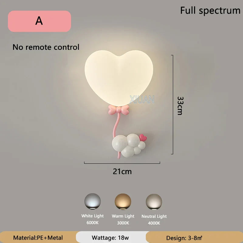 LoveLicht - Pink Clouds LED Night Light Bowlift