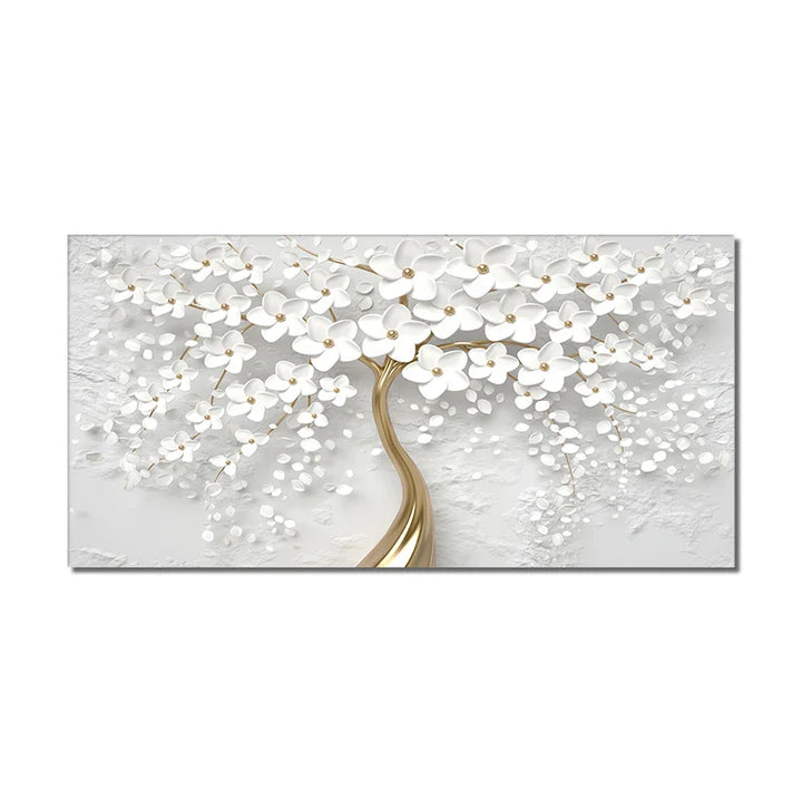Abstract Floral Big Blossom Petal Tree Wall Art Fine Art Canvas Prints Picture For Living Room Bedroom Salon Art Decor | Bowlift