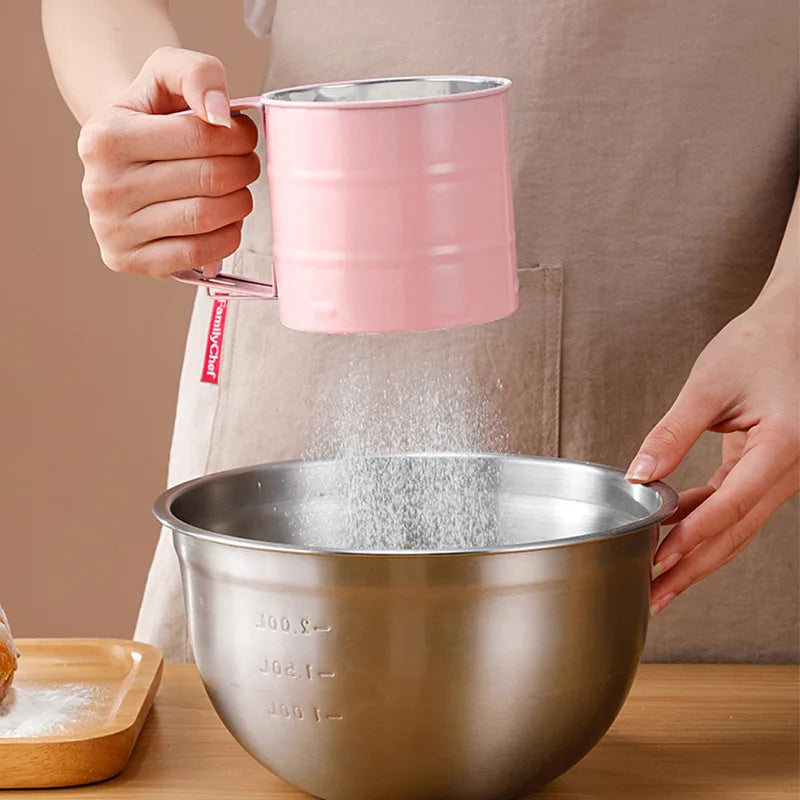 BowLift | Handheld Kitchen Flour Sifter Semi-Automatic Kitchen Gadget