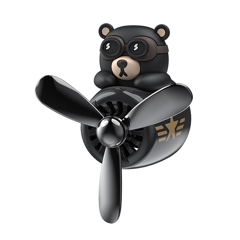 BowLift | Bear Pilot Rotating Car Air Freshener