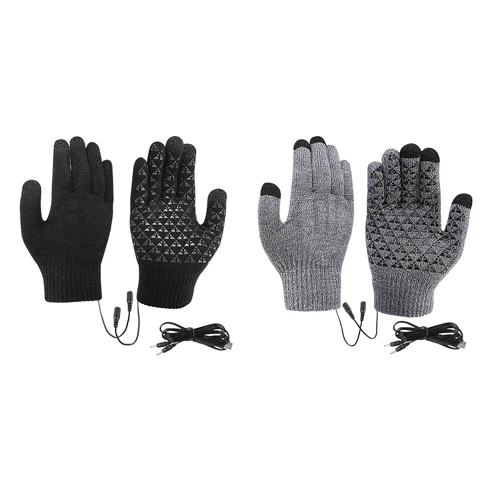 BowLift | Heated Gloves FROSTIQ | USB Charging | Touchscreen & Non-Slip | Winter Thermal Gloves for Outdoor & Cycling