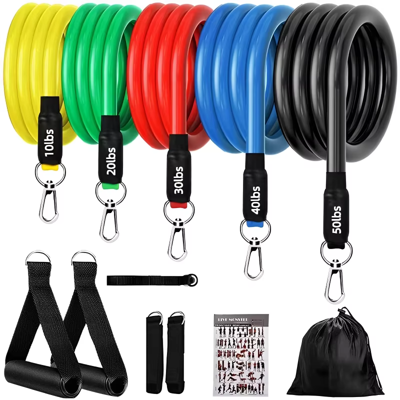 BowLift | Complete Resistance Band Fitness Set with Handles and Ankle Straps