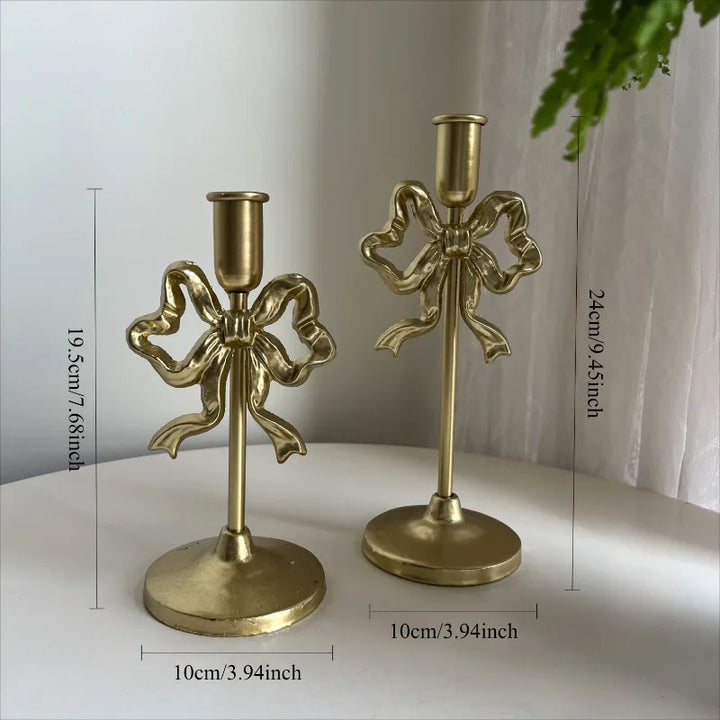 French Wrought Iron Candle Holder | Bowlift
