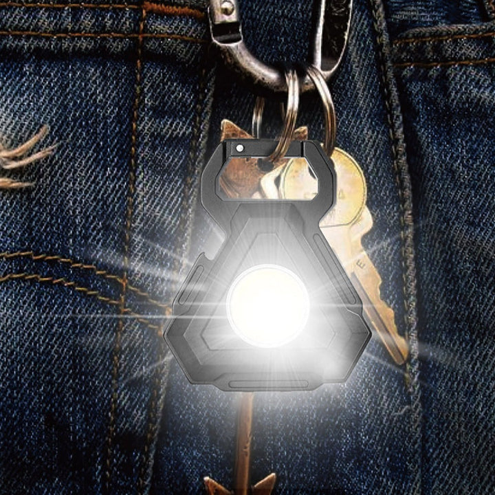 Mini LED Flashlight USB Bottle Opener Keychain | Bowlift