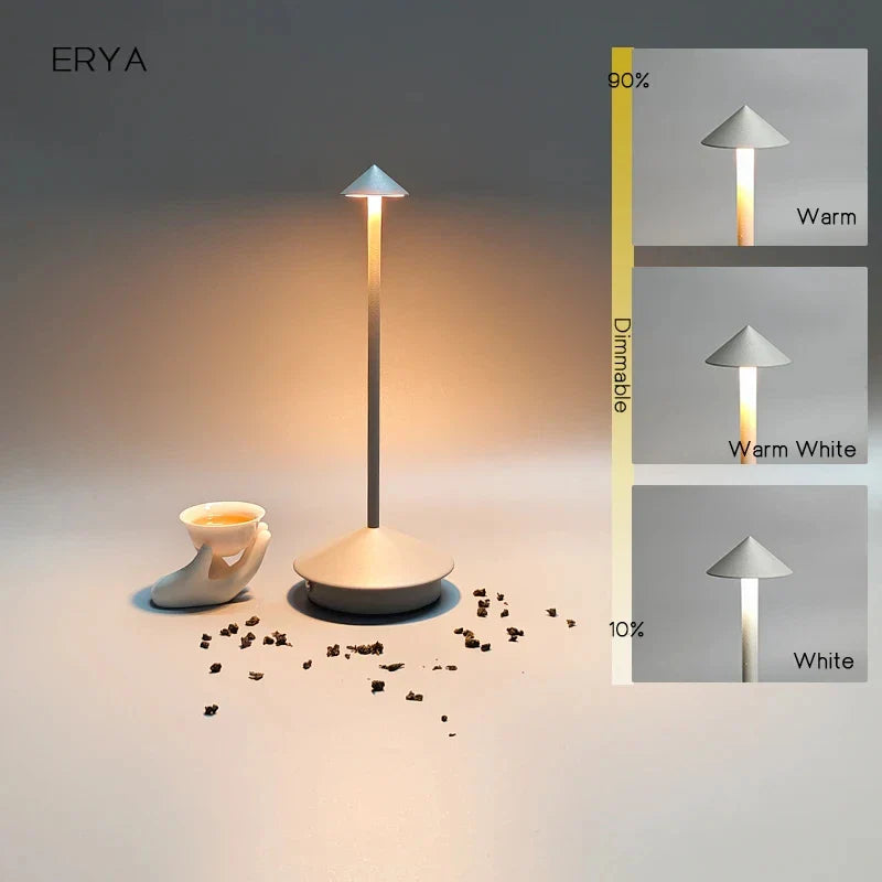 BowLift | Rechargeable Table Lamp Creative Dining Room Touch Led Pina pro Table Lamp Hotel Bar Coffee Desk Lamp Decorative Desk Lamp