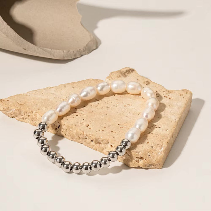 BowLift | 18k Beaded Pearl Split Bracelet