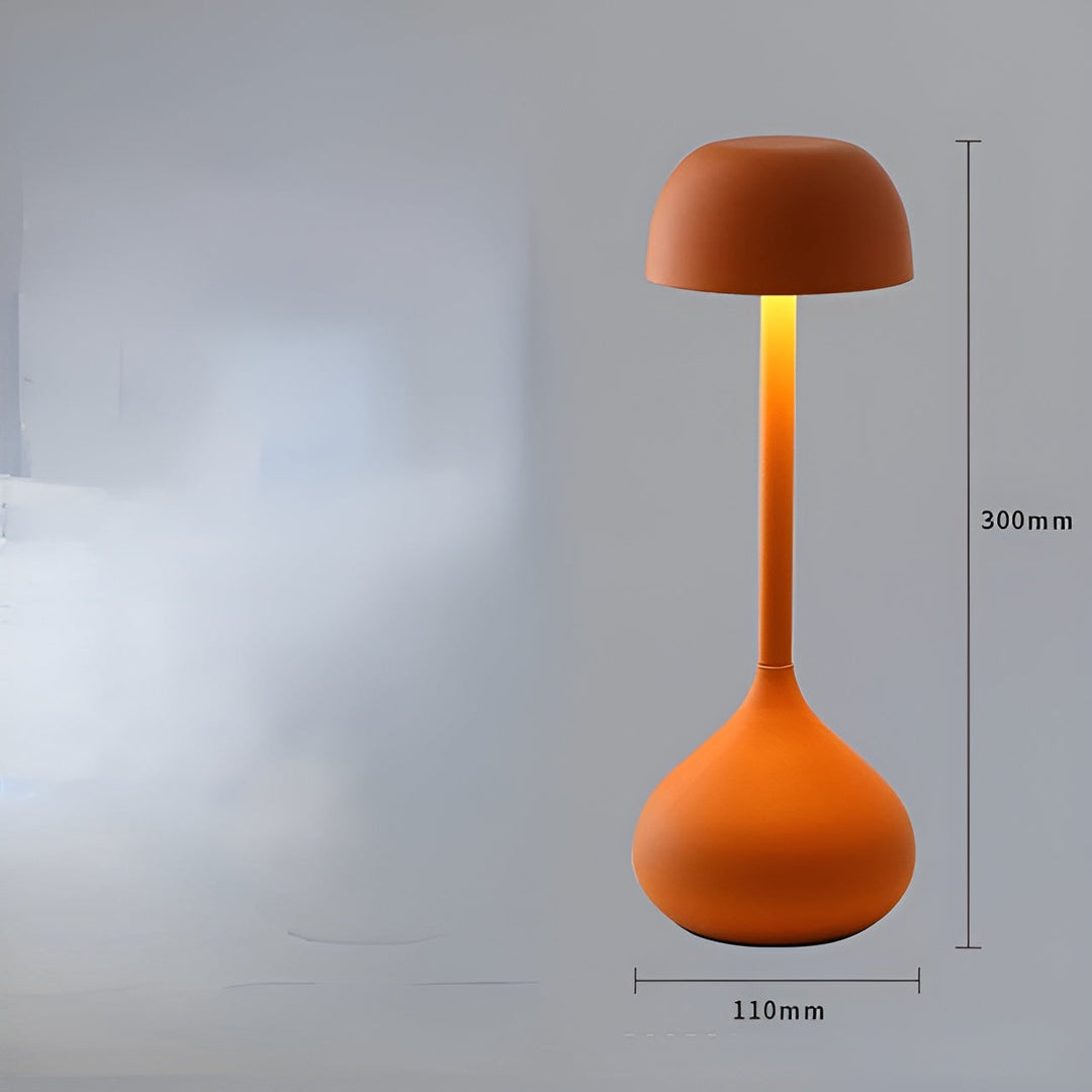 BowLift | LumiTouch Wireless LED Table Lamp – Elegant, Dimmable and Modern