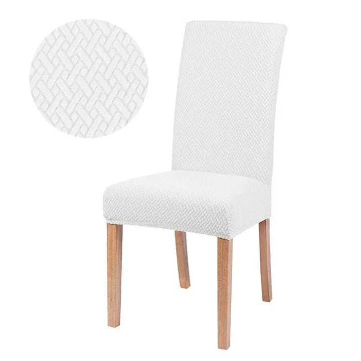 BowLift | Chair Cover Velvona | Elastic & Thick Padded | Jacquard Stretch Cover | Washable & Wrinkle-Free