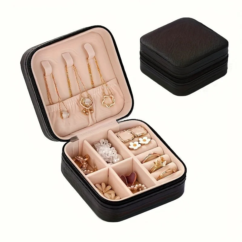 BowLift | Jewelry Organizer VOYELIA | Travel Case for Jewelry | Compact & Stylish | PU Leather