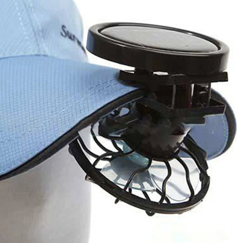 BowLift | Solar-Ventilator SunBreeze ClipFan | Mini-Clip Fan with Solar Panel | For Outdoor Activities, Travel & Sports | Hands-Free Cooling