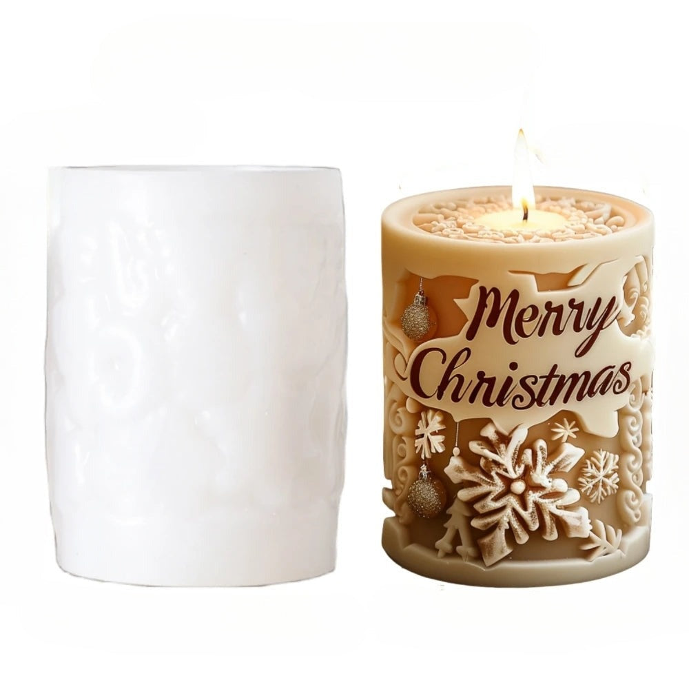 BowLift | Elegant 3D Candle Silicone Mold with Decorative Pattern