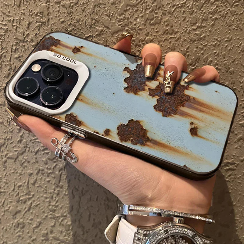 BowLift | Industrial Rust Finish Shockproof iPhone Case