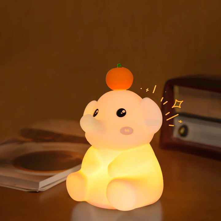 BowLift | LumiDum LED Night Light | Soft Silicone | 3 Brightness Levels | Portable & Rechargeable | 17.7 × 9.1 cm