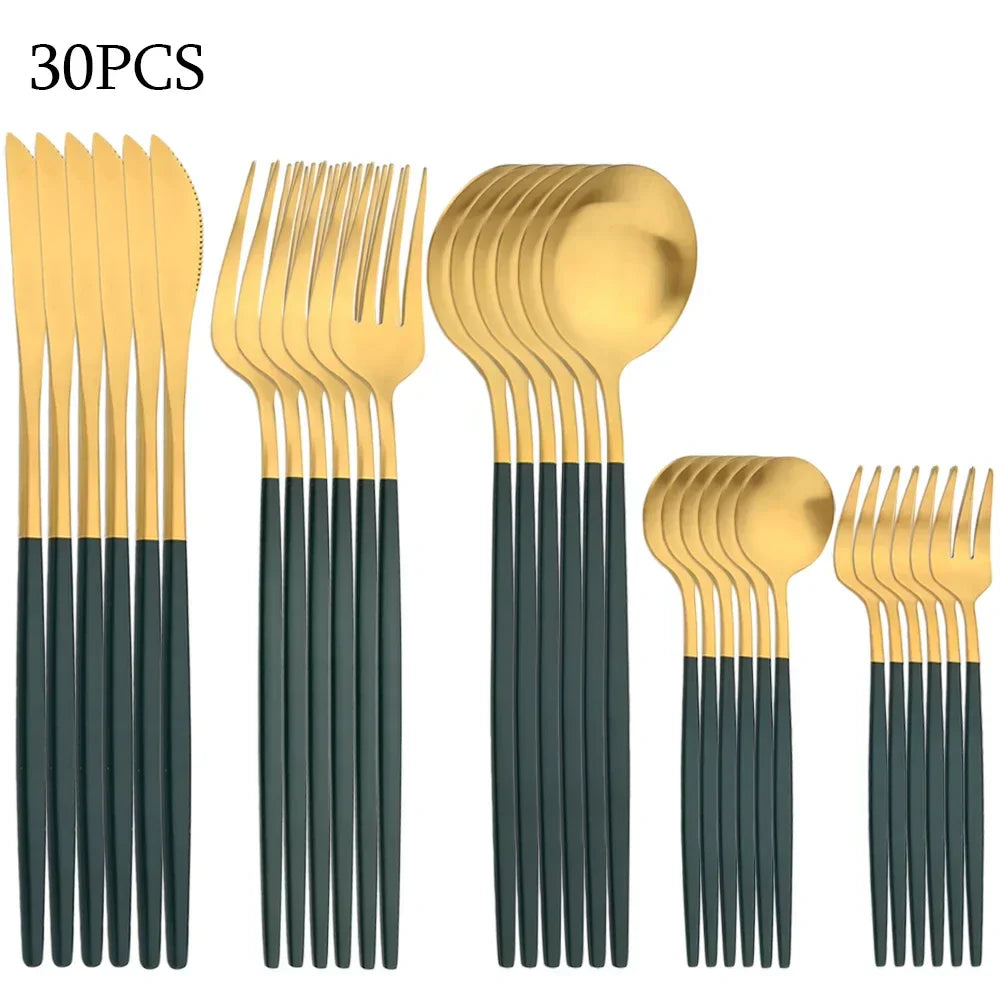 BowLift | RefinedTable | 30-piece cutlery set