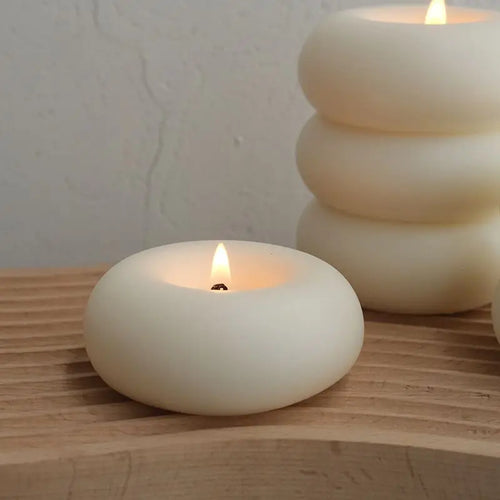 BowLift | Donut Aromatherapy Candle Round Smokeless
