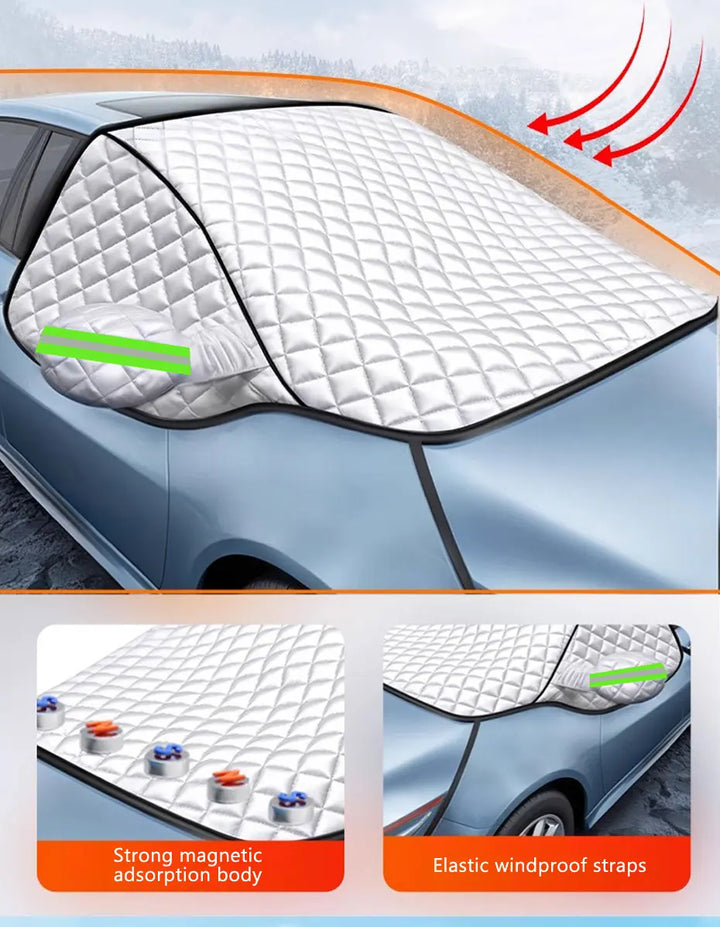 BowLift | FrostGuard Pro 5-Layer Windproof Magnetic Ice Protection for the Windshield