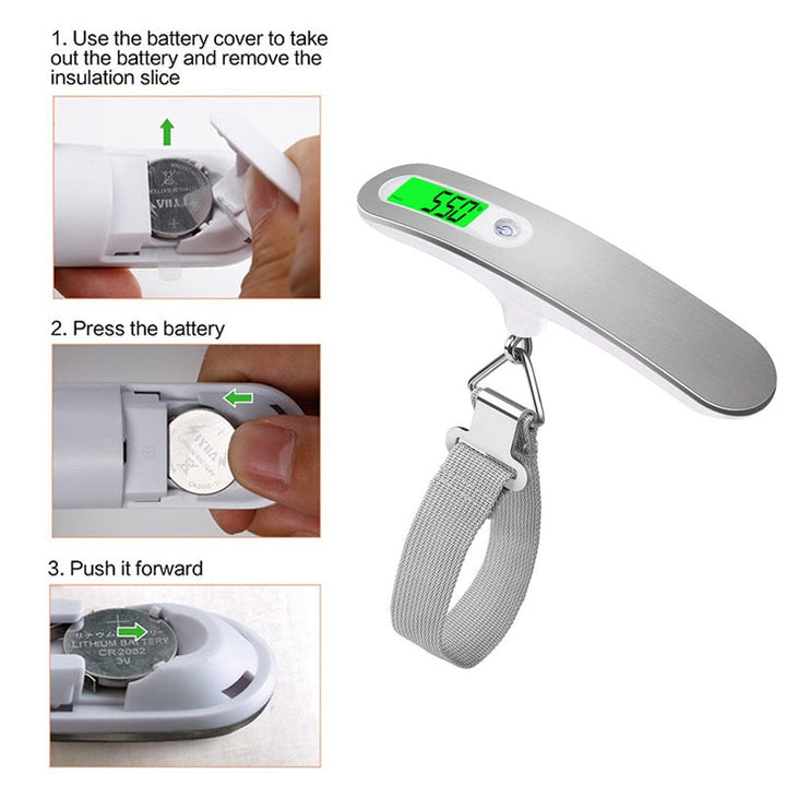 Smart Handy Hang Digital Luggage Scale | Bowlift
