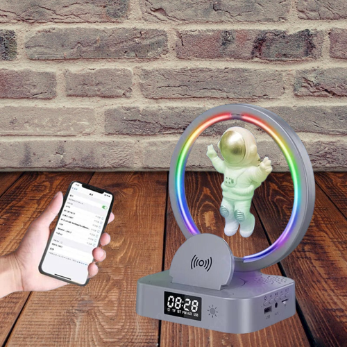 Galactic Astranout Alarm Clock RGB Speaker | Bowlift