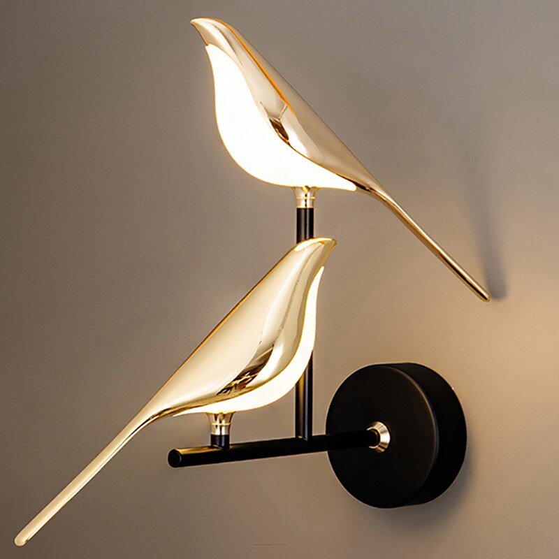 BowLift | Modern Nordic Wall Bird Lamp