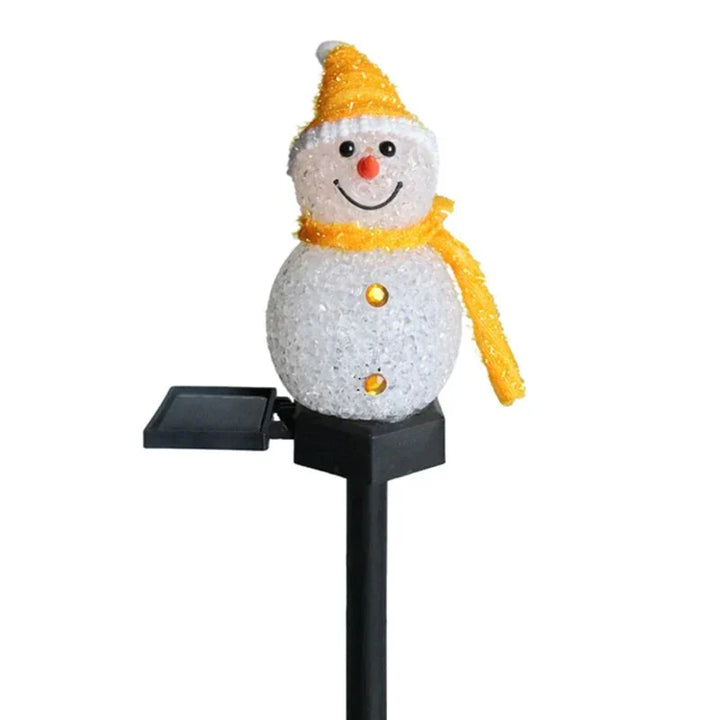 Solar-Powered Snowman Lamp - SolarSnow | Bowlift