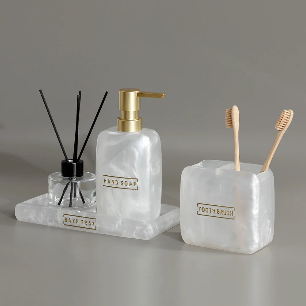 Pearl 3-Piece Bathroom Set Bowlift