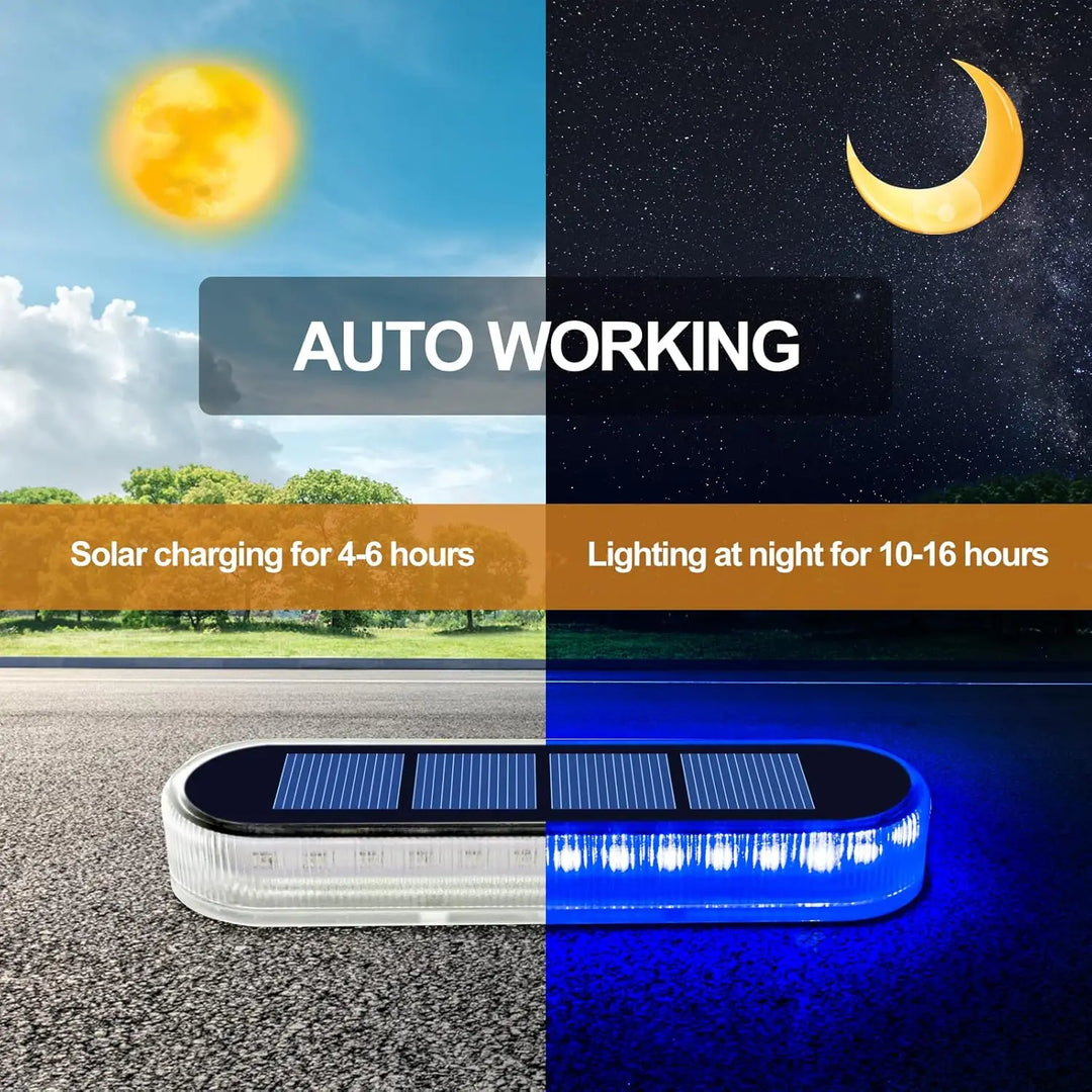 BowLift | LumaGlow Solar Trap Light | IP68 Waterproof with 30 LEDs in Warm/Cold White/Blue for Terrace and Outdoor
