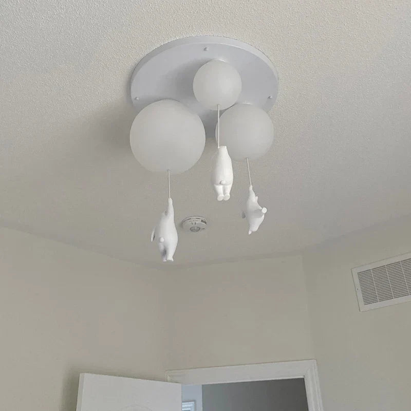 Hanging Bears Balloons Lamp | Bowlift