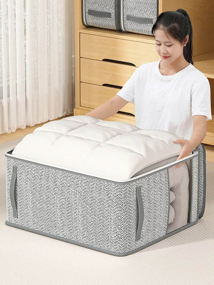 BowLift | Stowella Storage Bag | Tear-resistant & Washable | With Handle & Zipper | 3 Sizes Gray