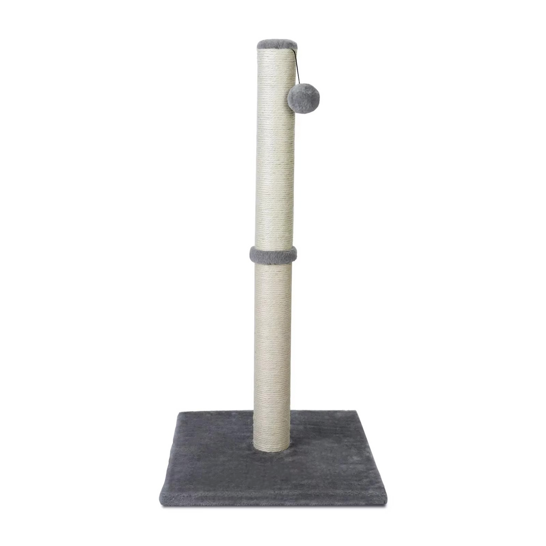 BowLift | Tall Sisal Cat Scratching Post with Dangling Ball for Indoor Cats and Kittens