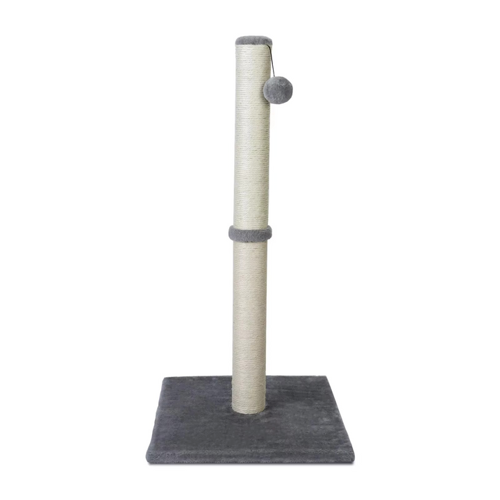 BowLift | Tall Sisal Cat Scratching Post with Dangling Ball for Indoor Cats and Kittens