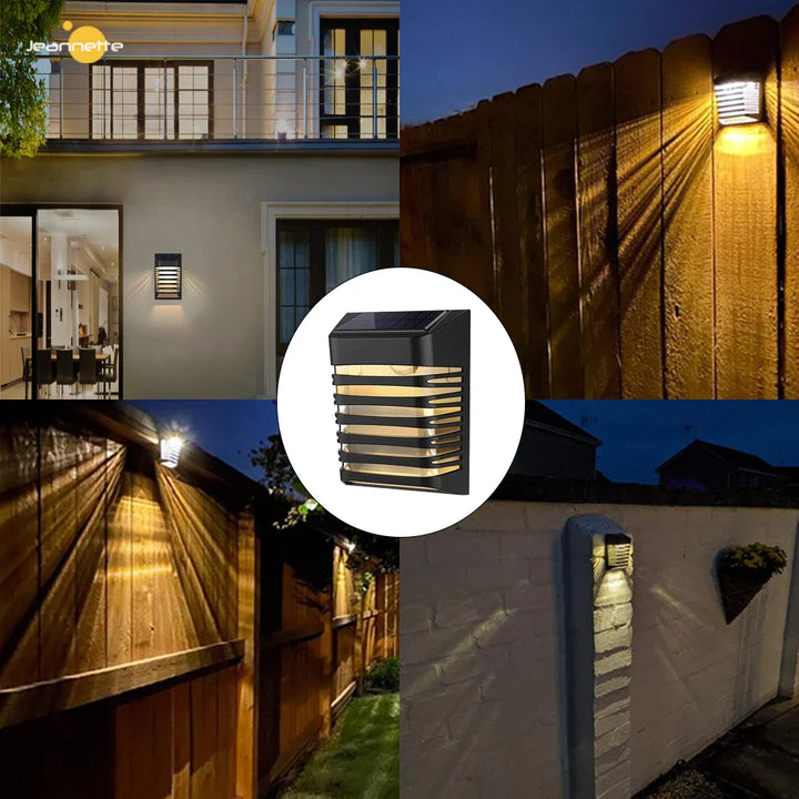 BowLift | Solar LED Garden Wall Light – Solar-powered outdoor lighting for patio and garden