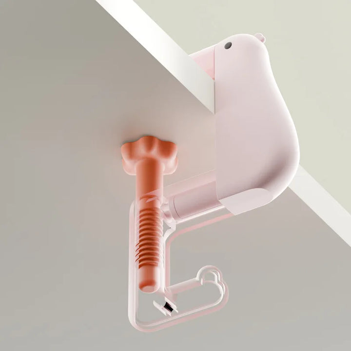 Hanging Duck Under Desk Hooks | Bowlift