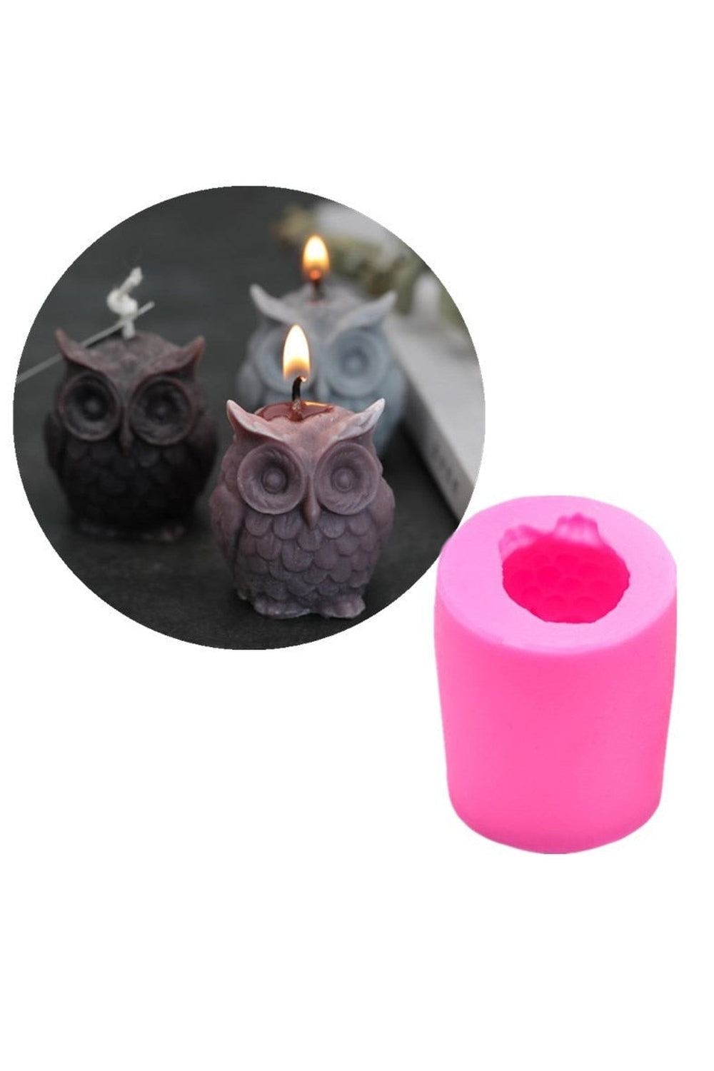 Eulen Design Candle Shape | Bowlift
