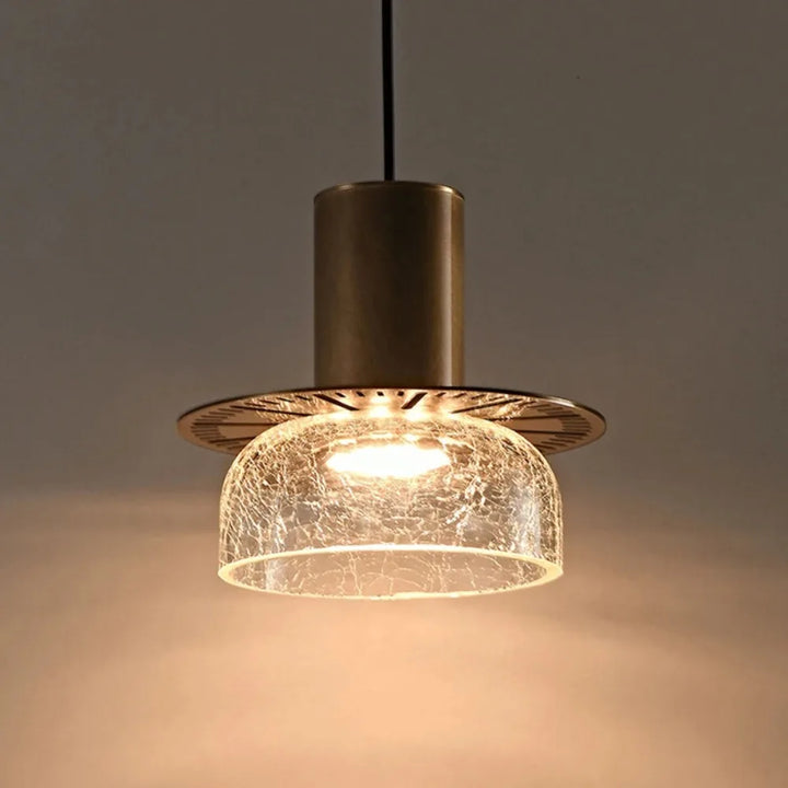 BowLift | Modern Creative Glass Pendant Lamp with Cracked Effect