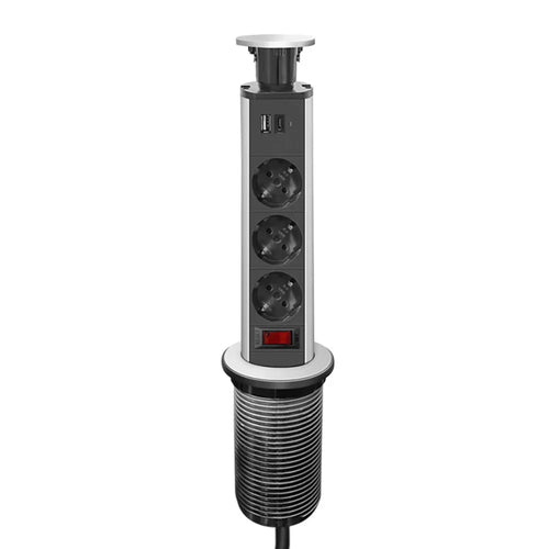 BowLift | Cable Organizer Table Socket Pop-Up Power Strip