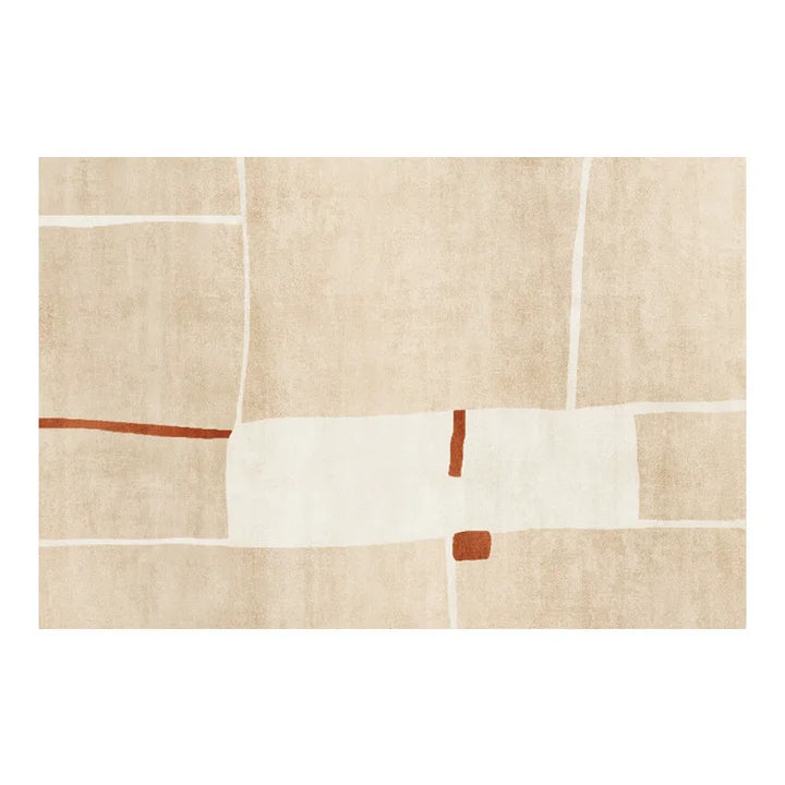 BowLift | Japanese Minimalist Soft Area Rug Living Room Bedroom Non-slip High-pile Carpet