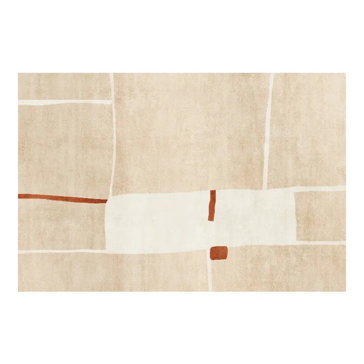 BowLift | Japanese Minimalist Plush Area Rug Non-Slip Soft Rug Bedroom Living Room Large Surface