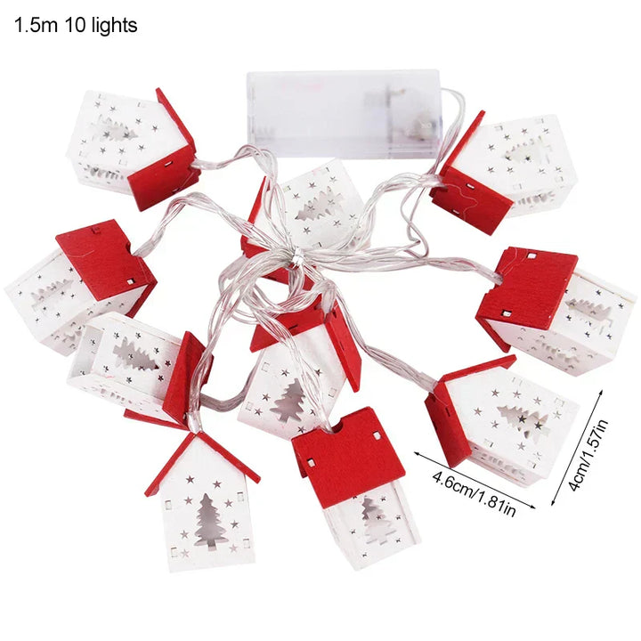 BowLift | Wooden Christmas houses with LED lighting for festive decoration
