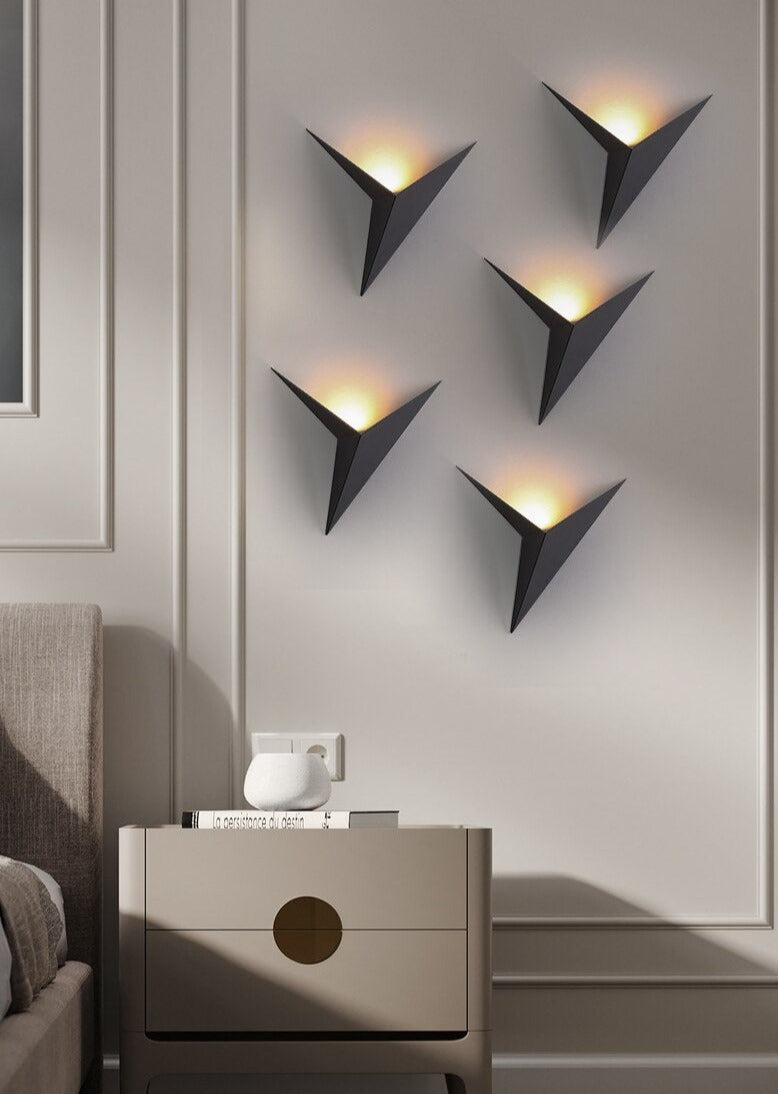 BowLift | Triangular Wall Lamp – Minimalist Design