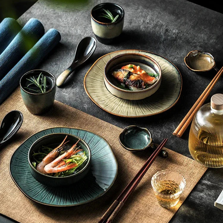 Ikari 5-Piece Dinnerware Set Bowlift