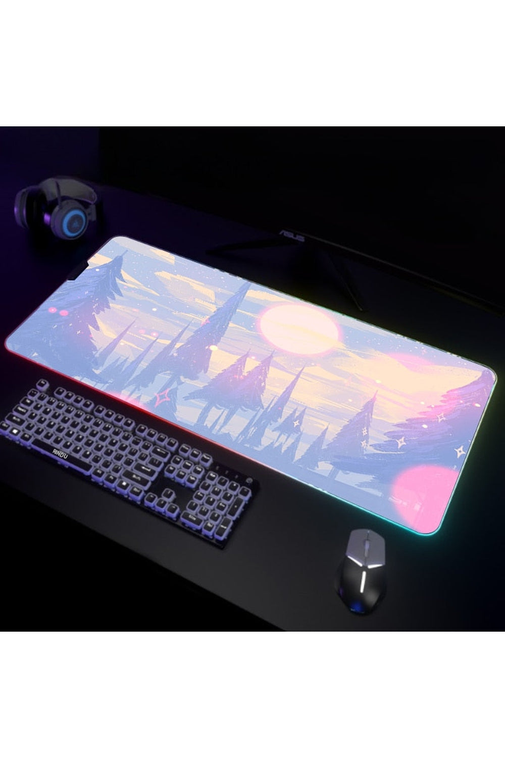 LED Gaming Mouse Pad | Bowlift