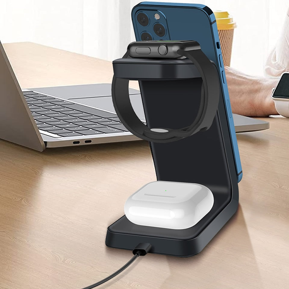 BowLift | 3in1 Magnetic Wireless Charger Stand