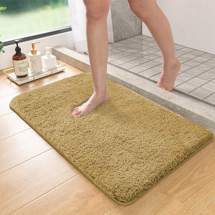 BowLift | Long-pile, Absorbent Bath Mat With Anti-slip