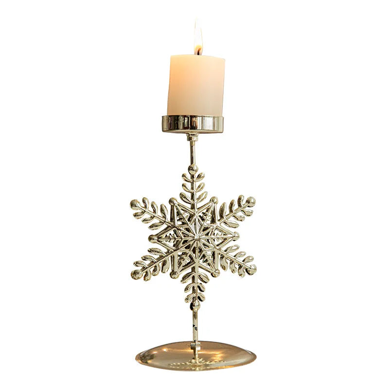 Christmas Candle Holders - Star and Christmas Tree Design for Festive Decoration | Bowlift